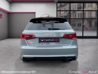 Audi rs3 sportback 367 gris nardo / toit ouvrant / bose sans fap garantie audi occasion  simplicicar nice - pfvauto...