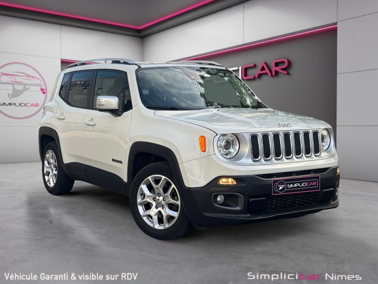 Jeep renegade 1.4 i multiair ss 140 ch limited - courroie changée -  garantie 12 mois occasion simplicicar nimes - rb auto...