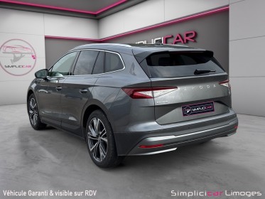 Skoda enyaq iv 80x sportline garantie 12 mois occasion simplicicar limoges  simplicicar simplicibike france