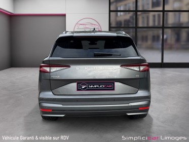 Skoda enyaq iv 80x sportline garantie 12 mois occasion simplicicar limoges  simplicicar simplicibike france