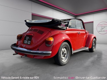 Volkswagen coccinelle cabriolet 1302 1.6 50cv karmann garantie 12 mois occasion simplicicar brive la gaillarde  simplicicar...