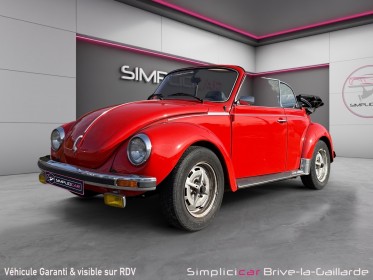 Volkswagen coccinelle cabriolet 1302 1.6 50cv karmann garantie 12 mois occasion simplicicar brive la gaillarde  simplicicar...