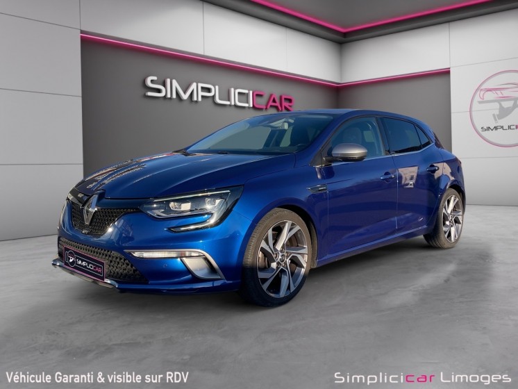 Renault megane iv berline tce 205 energy edc gt garantie 12 mois occasion simplicicar limoges  simplicicar simplicibike france
