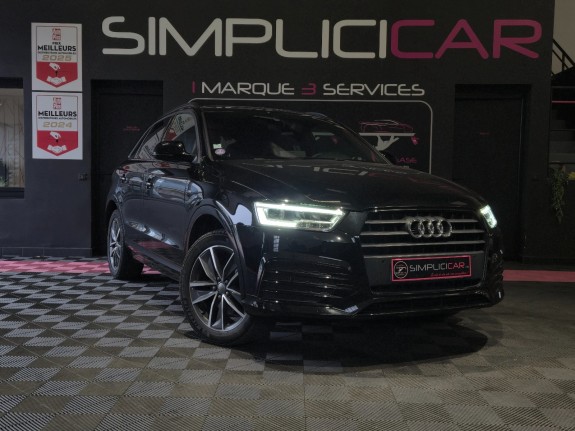Audi q3 q3 1.4 tfsi cod 150 ch s tronic 6 s-line / midnight series - garantie 12 mois - occasion  simplicicar aix les bains...