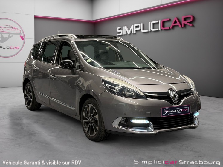 Renault grand scenic iii 7 places dci 110 fap eco2 bose edc suivi renault complet camera de recul - toit ouvrant - sound bose...