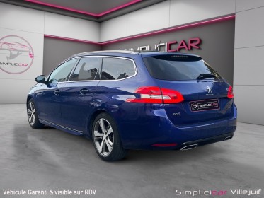 Peugeot 308 sw puretech 130ch ss eat8 gt line, caméra de recul, radar av/ar, courroie changée, apple carplay, garantie...