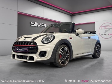 Mini cabriolet f57 lci john cooper works 231 ch bva8 jcw ultimate garantie 12 mois carplay affichage tête haute sièges......