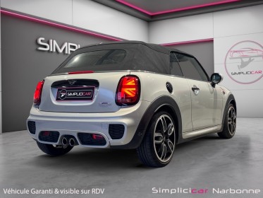 Mini cabriolet f57 lci john cooper works 231 ch bva8 jcw ultimate garantie 12 mois carplay affichage tête haute sièges......