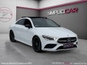 Mercedes cla coupe 200 7g-dct amg line toit ouvrant - camera - burmester - sieges elec/chauffants - int ambaince led occasion...