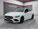 Mercedes cla coupe 200 7g-dct amg line toit ouvrant - camera - burmester - sieges elec/chauffants - int ambaince led occasion...