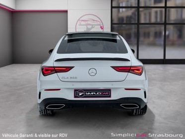 Mercedes cla coupe 200 7g-dct amg line toit ouvrant - camera - burmester - sieges elec/chauffants - int ambaince led occasion...