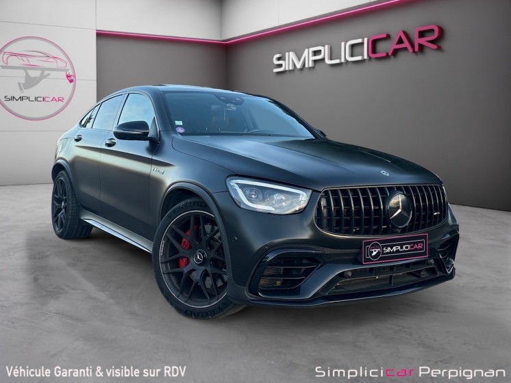 Mercedes glc coupe 63 s amg 4matic caméra 360 toit ouvrant echapp amg affichage tête haute sièges elect chauffant...