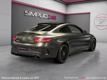 Mercedes classe c coupe 63 s 510 mercedes-amg 9g-mct speedshift amg malus paye sieges f1 - toit ouvrant - cam 360 -...