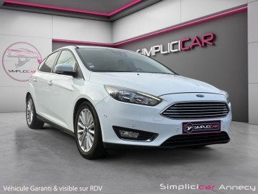 Ford focus 125cv, titanium, pack hiver, pack city, garantie 12 mois occasion simplicicar annecy simplicicar simplicibike france