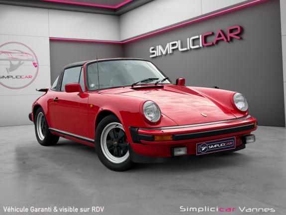 Porsche 911 targa sc 3.0 avec certificat d'authenticité garantie 12 mois occasion scl 56 - simplicicar vannes simplicicar...