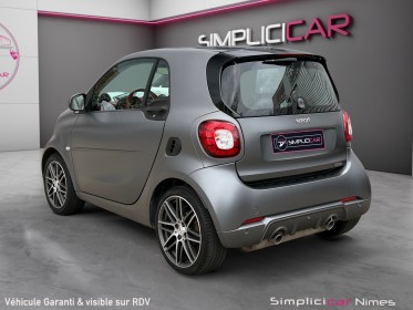 Smart fortwo coupe brabus edition tailormade 0.9 109 ch - garantie 12 mois occasion simplicicar nimes - rb auto simplicicar...