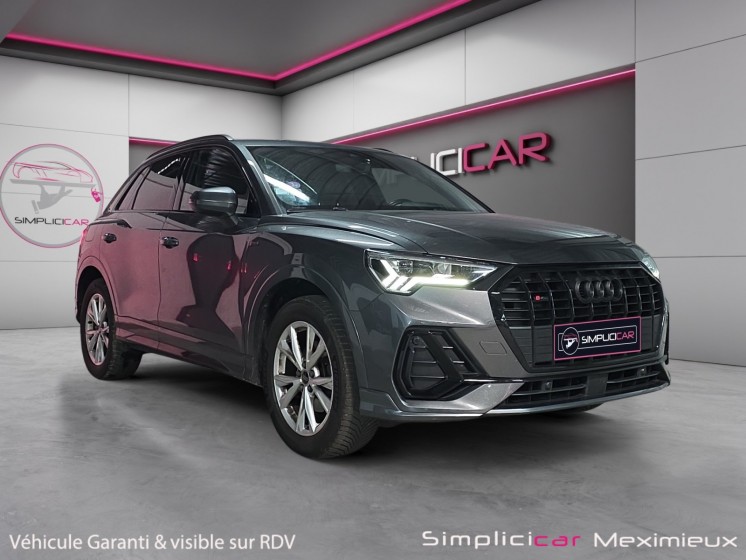 Audi q3 q3 35 tfsi 150 ch s line caméra de recul roue de secours garantie 12 mois occasion simplicicar meximieux simplicicar...