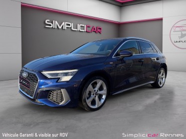 Audi a3 sportback s line 40 tfsie 204ch s tronic 6 - siege chauffant - carplay - lumière d'ambiance - regulateur adaptatif...