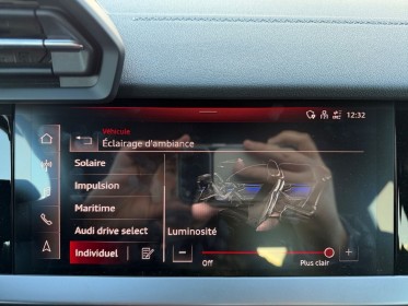 Audi a3 sportback s line 40 tfsie 204ch s tronic 6 - siege chauffant - carplay - lumière d'ambiance - regulateur adaptatif...
