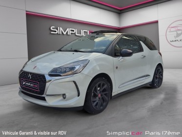 Ds ds 3 110 bva performance line courroie neuve/entretien À jour/ full options/ occasion paris 17ème (75)(porte maillot)...