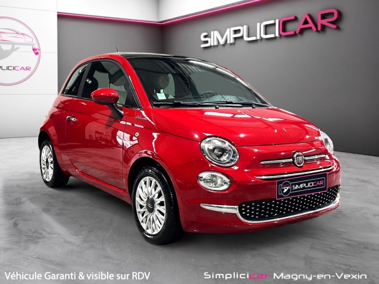 Fiat 500 1.0 70ch bsg ss dolcevita toit panoramique/interieur blanc/ occasion simplicicar magny-en-vexin simplicicar...