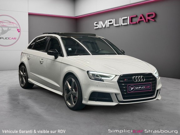 Audi s3 sportback 300 s tronic 7 quattro suivi audi - dcc - matrix - toit ouvrant - apple carplay - bangolufsen - sieges......