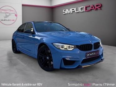 Bmw m3 f80 431 ch m dkg7 ligne m performance/entretien exclusif bmw/garantie 12 mois occasion paris 17ème (75)(porte...