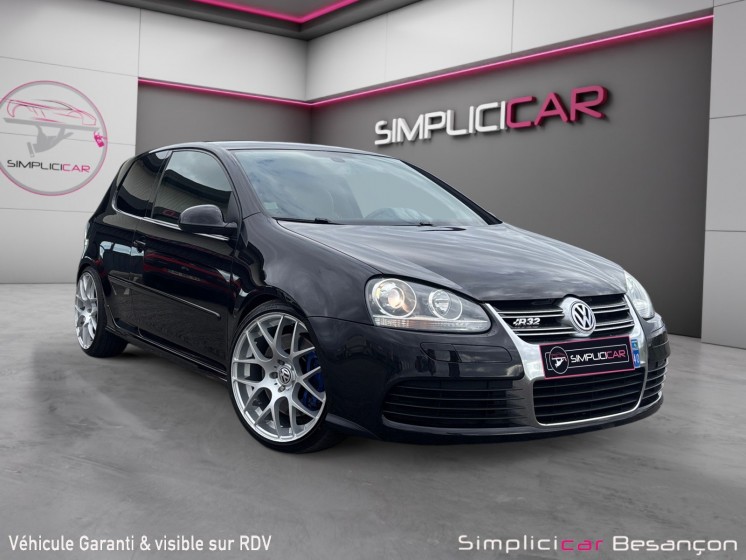 Volkswagen golf r32 3.2 v6 250 4motion dsg suivi complet chargeur magsafe caméra recul apple car play sans fil occasion...