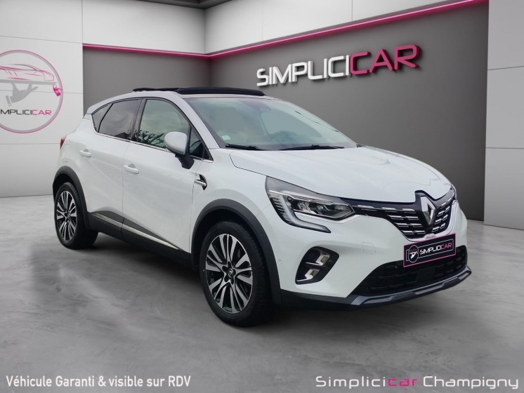 Renault captur e-tech plug-in 160 - 21 initiale paris full options cuir-carplay-toit ouvrant-faible kilometrage occasion...