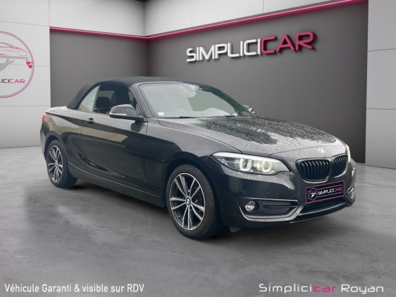 Bmw serie 2 cabriolet f23 lci2 218d 150 ch bva 8 rapports sport / entretien complet bmw / ct ok / garantie 12 mois occasion...