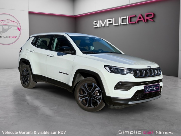 Jeep compass 1.5 130 ch t4 bvr7 e-hybrid altitude - caméra 360 - carplay - régulateur adaptatif - garantie 12 mois occasion...