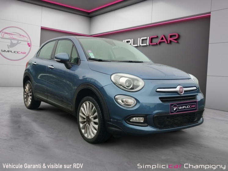Fiat 500x my18 1.4 multiair 140 ch lounge carplay boite auto -semi cuir-camera de recul-gps occasion champigny-sur-marne (94)...