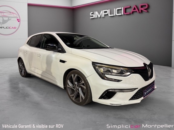 Renault megane iv berline 205ch affichage tete haute gt edc 4control bose garantie 12 mois occasion montpellier (34)...