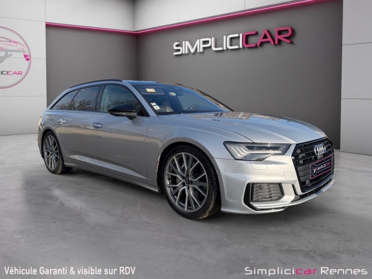 Audi a6 avant 50 tdi 3.0 v6 286ch quattro tiptronic 8 s line - toit ouvrant - carplay - lumière d'ambiance - caméra 360...