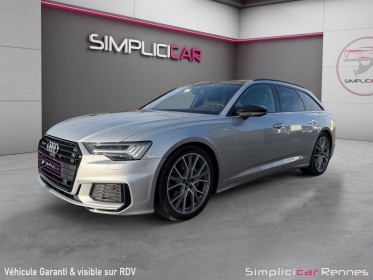 Audi a6 avant 50 tdi 3.0 v6 286ch quattro tiptronic 8 s line - toit ouvrant - carplay - lumière d'ambiance - caméra 360...