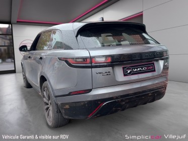 Land rover range rover velar 2.0l d180 bva r-dynamic, cameras de recul, toit ouvrant panoramique, garantie 12 mois occasion...