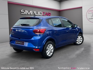 Dacia sandero eco-g 100 expression caméra de recul radar av/ar régulateur carplay garantie dacia 11/2026 occasion...