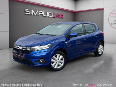 Dacia sandero eco-g 100 expression caméra de recul radar av/ar régulateur carplay garantie dacia 11/2026 occasion...