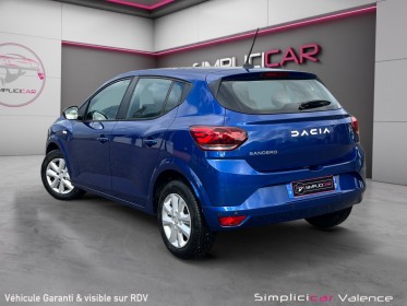 Dacia sandero eco-g 100 expression caméra de recul radar av/ar régulateur carplay garantie dacia 11/2026 occasion...