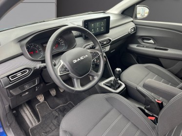 Dacia sandero eco-g 100 expression caméra de recul radar av/ar régulateur carplay garantie dacia 11/2026 occasion...