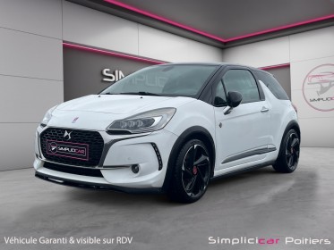 Ds ds 3 thp 208 ss bvm6 performance carplay sièges cuir et alcantara vidange de boite ok garantie 12 mois occasion...