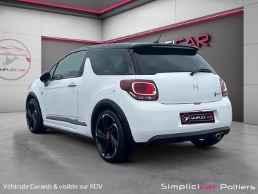 Ds ds 3 thp 208 ss bvm6 performance carplay sièges cuir et alcantara vidange de boite ok garantie 12 mois occasion...