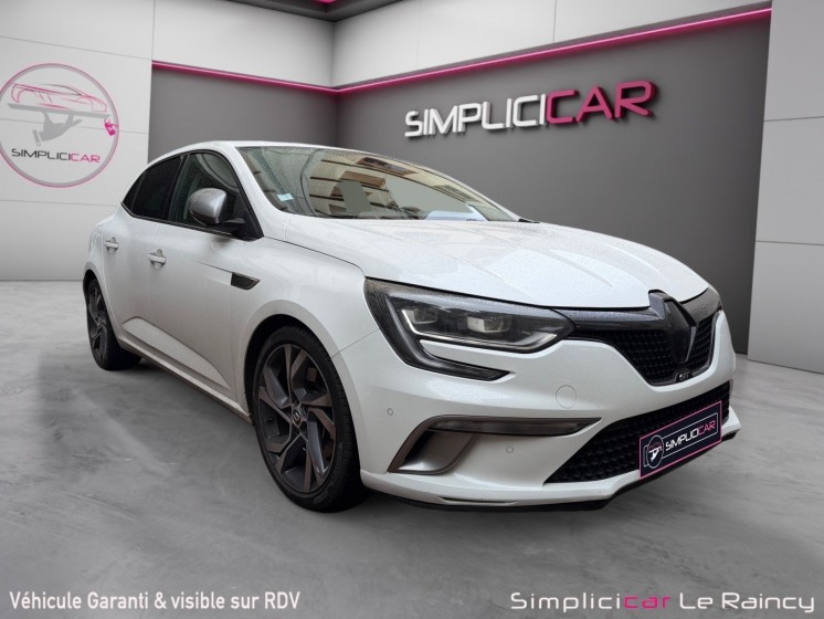 Renault megane iv berline gt 205 energy edc carplay bose entretiens et garantie renault 12 mois occasion simplicicar le...