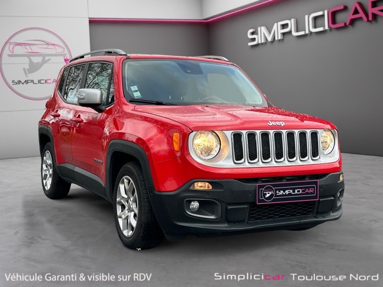 Jeep renegade 1.6 i multijet ss 120 ch limited occasion simplicicar toulouse nord simplicicar simplicibike france