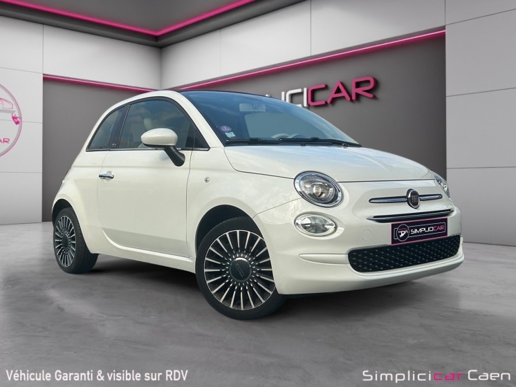 Fiat 500c serie 6 1.2 69 ch eco pack lounge - garantie 12 mois occasion simplicicar caen  simplicicar simplicibike france