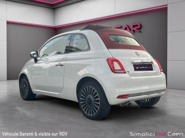 Fiat 500c serie 6 1.2 69 ch eco pack lounge - garantie 12 mois occasion simplicicar caen  simplicicar simplicibike france