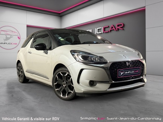 Ds ds 3 bluehdi 120 ss bvm6 sport chic faible km distribution ok entretien garantie 12 mois occasion simplicicar saint-jean...