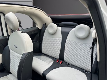 Fiat 500c my22 hybride riva -capote rouge - premiere main - faible km - occasion simplicicar compiegne simplicicar...