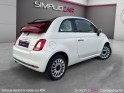 Fiat 500c my22 hybride riva -capote rouge - premiere main - faible km - occasion simplicicar compiegne simplicicar...