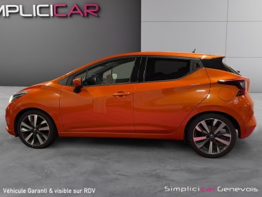 Nissan micra 2017 ig-t 90 tekna - caméra 360 - clim auto - gps - bose - angles mort - garantie 12 mois occasion simplicicar...
